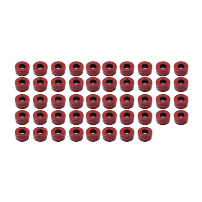 48X Red Engine Bolt Topper Caps for Harley Twin Cam Touring Road Glide Dyna