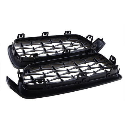 Diamond Kidney Grille for BMW F30 F31 320i 328i 335i (2012-2018) Gloss Black