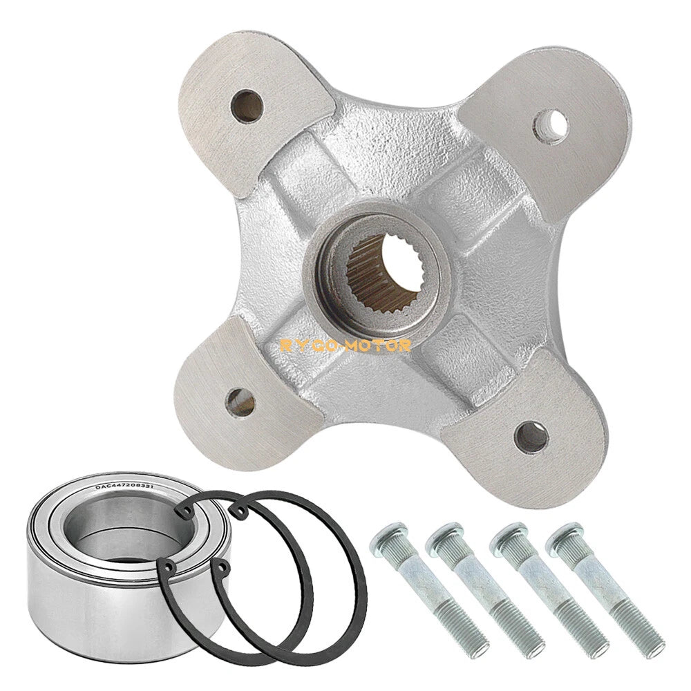 Front Wheel Hub & Studs Bearing for Polaris Scrambler 850 Sportsman 850/XP 1000