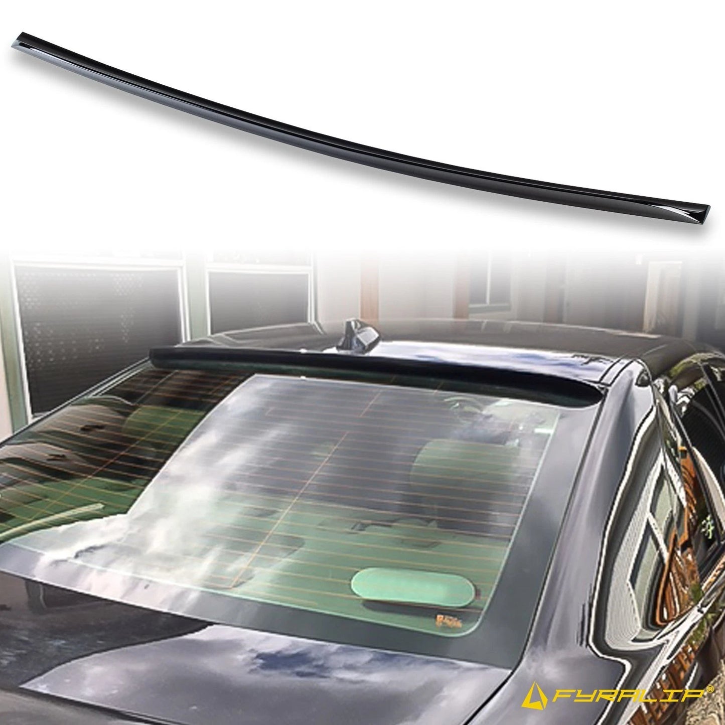 Black Roof Spoiler for Cadillac STS (2005-2011)