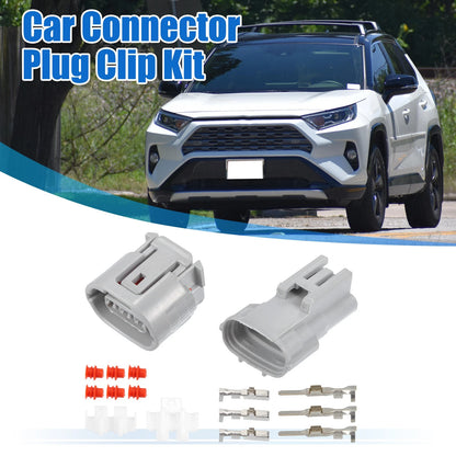 1 x 3 Pin TS Alternator Connector Male and Female Adapter for Toyota