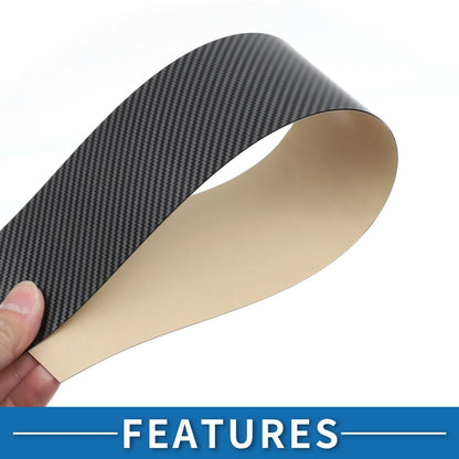 8pcs Door Pillar Window Trim for Ford EcoSport (2018-2022) Carbon Fiber Black