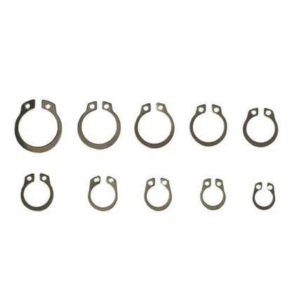 100pcs External Circlips Retaining Ring 8mm-18mm for Universal