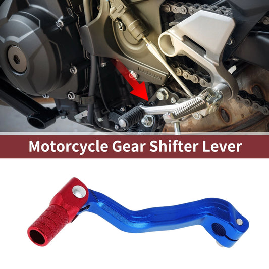 Folding Gear Shifter Lever for Bosuer M4 Blue Lever Red Head
