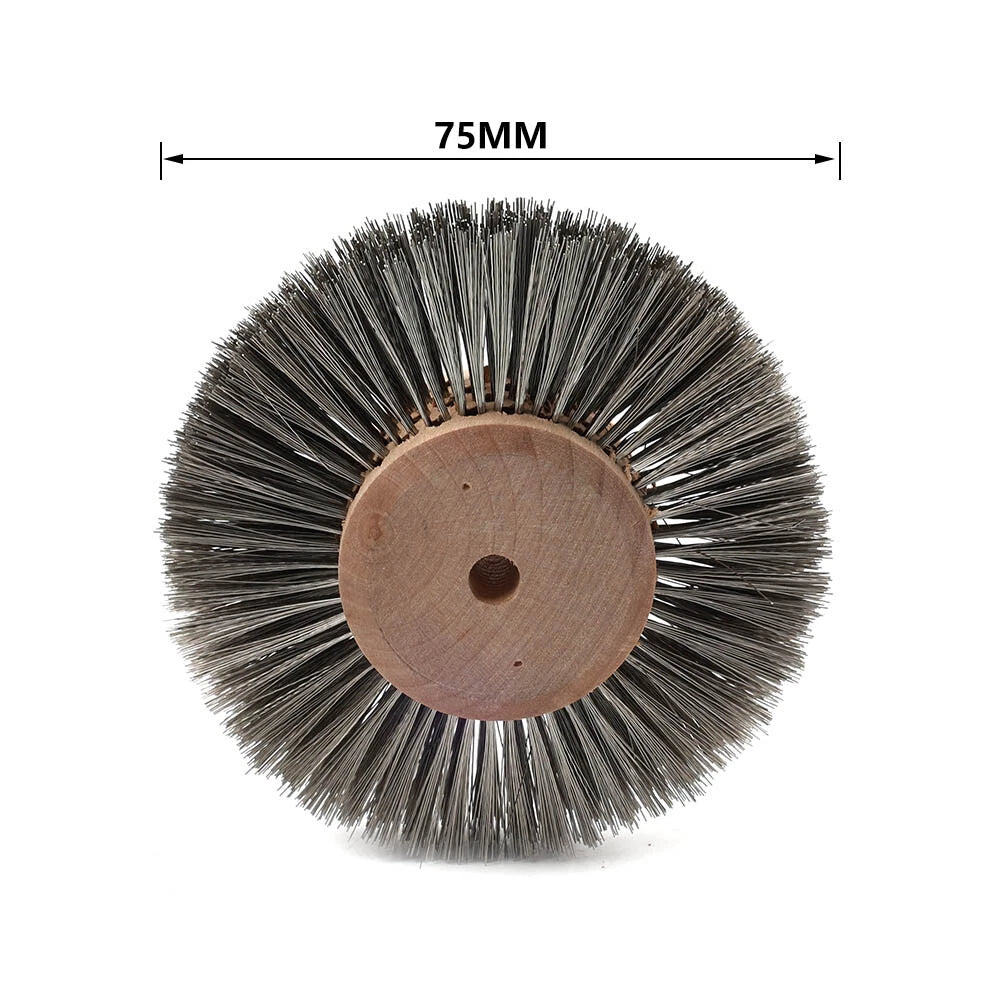 3" Stainless Steel Wire Grinding Wheel Polishing Brush for Wood Metal Jewelry