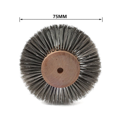 3" Stainless Steel Wire Grinding Wheel Polishing Brush for Wood Metal Jewelry
