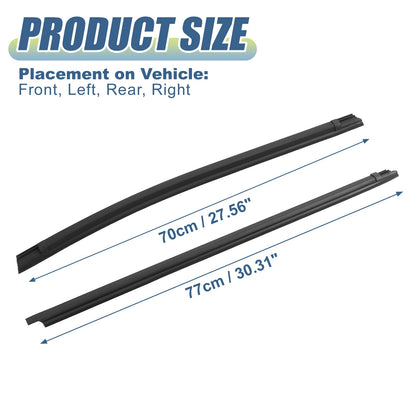 4pcs Window Weatherstrip Door Seal Belt for Toyota Tacoma (2005–2015)