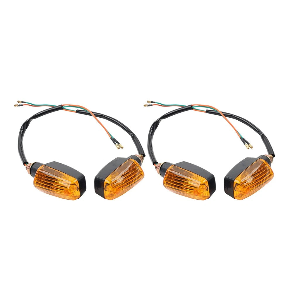 Yellow Indicator Flasher Blinkers for Suzuki GSF600 GSF650 GSF1200 (1995-2006)