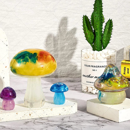 Mushroom Epoxy Resin Casting Molds 5 x Silicone for DIY Home Decor