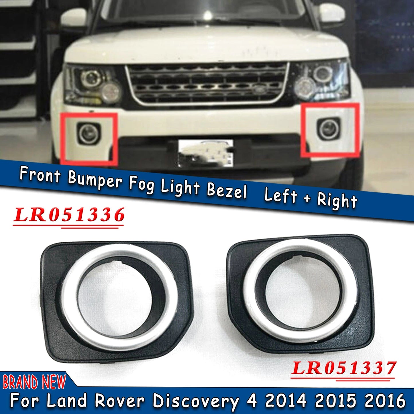 Fog Lamp Cover for Land Rover Discovery 4 (2014-2016)