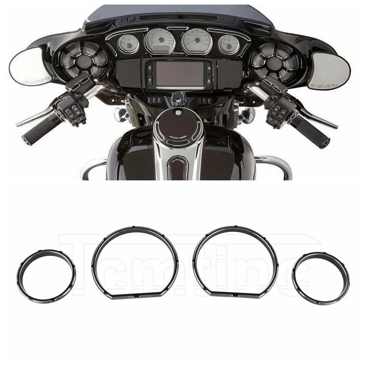 Instrument Board Gauge Bezel for Harley Electra Glide (2014-2023)