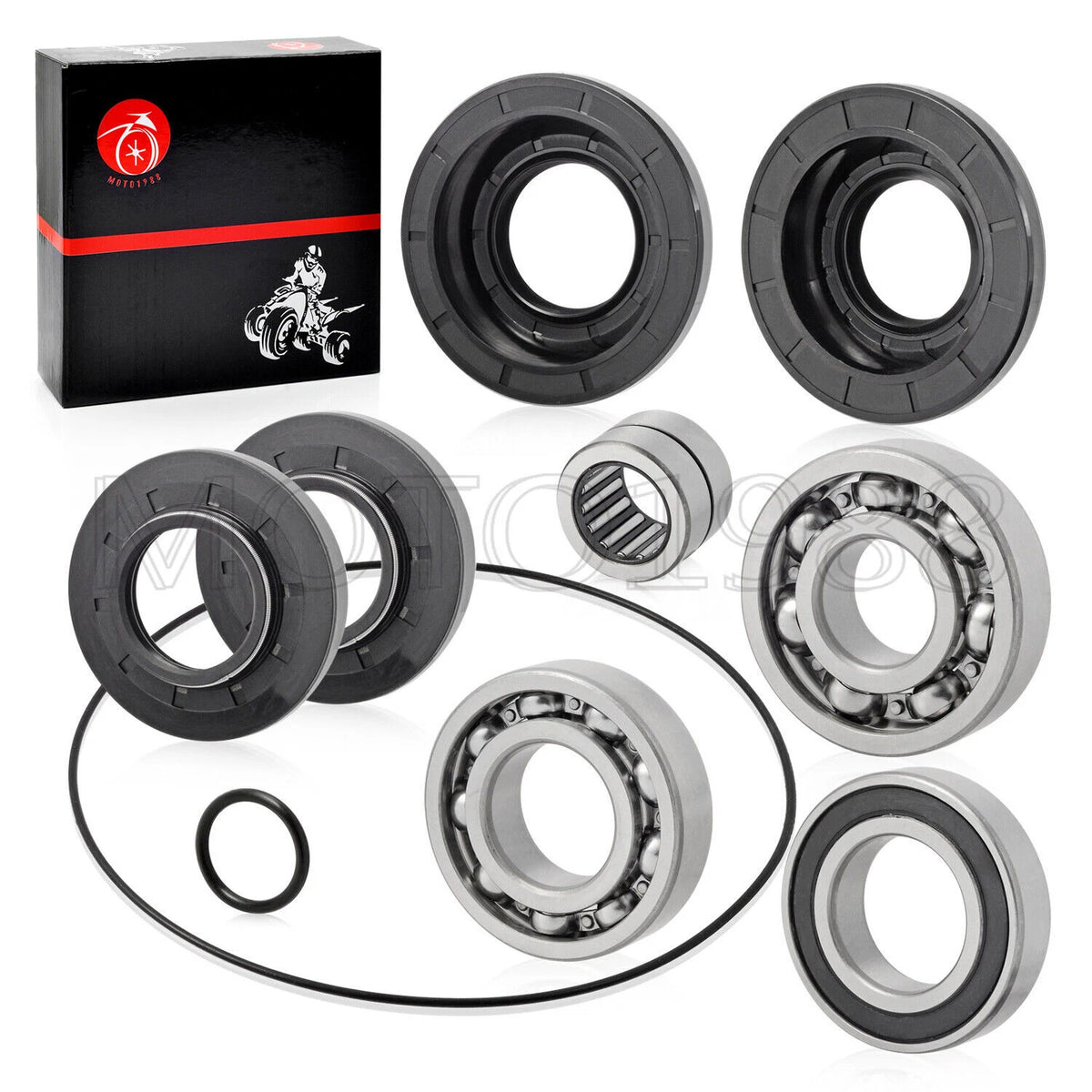 Rear Differential Bearing Seals Kit for Honda Rincon 650 TRX650FA 2003-2005