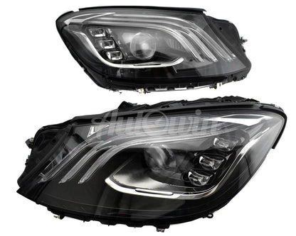 Full LED Headlight Set for Mercedes Benz S Class W222 (2014-2020) OEM New
