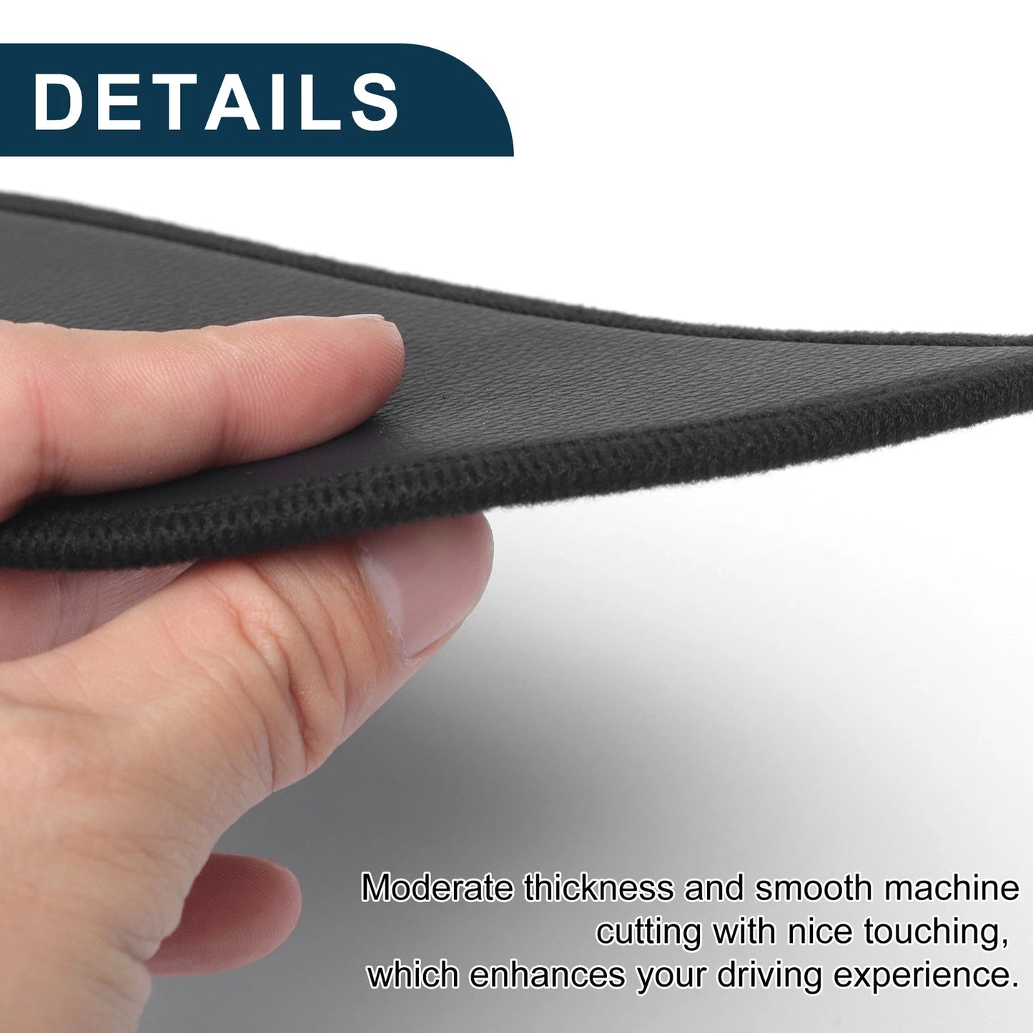 Black Anti Kick Pad Sticker Protector for Lexus NX300 (2015)