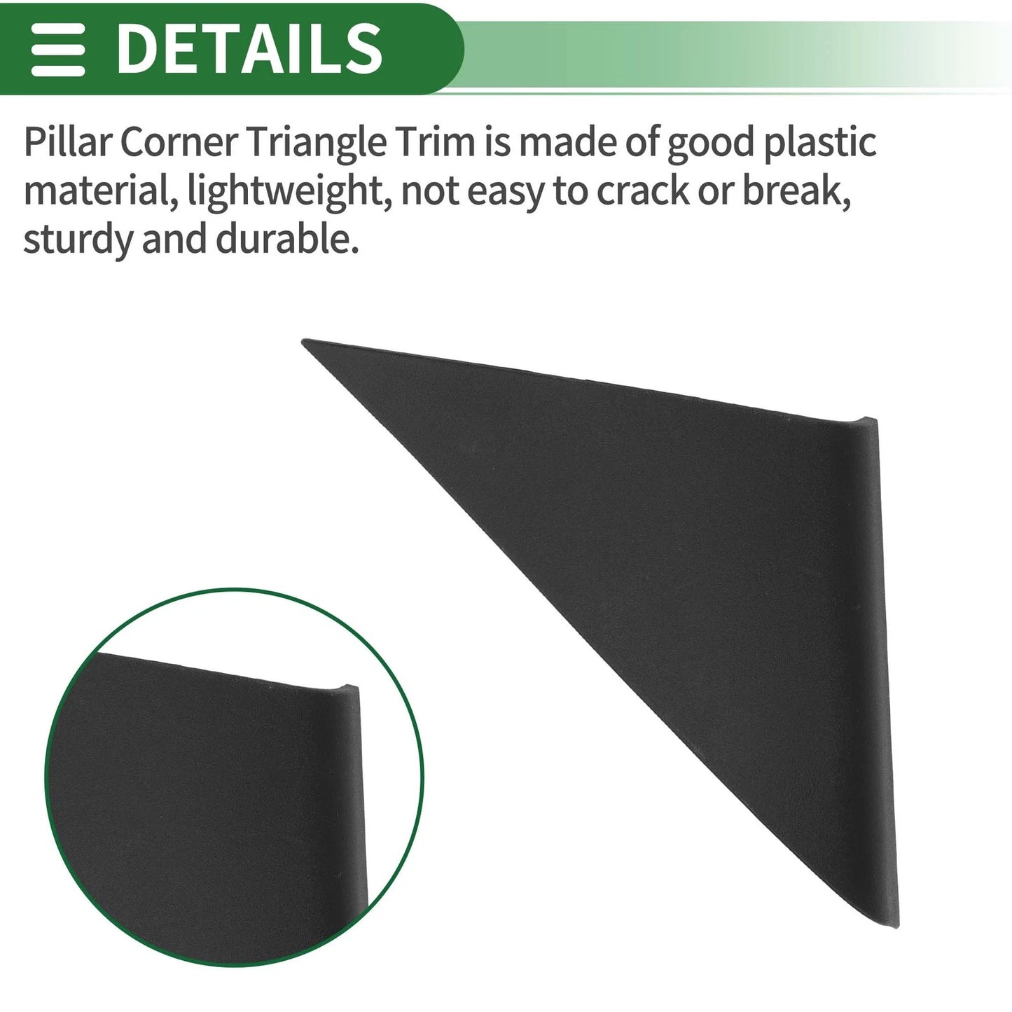 Front Left Pillar Triangle Trim for Toyota Camry (2007-2011)