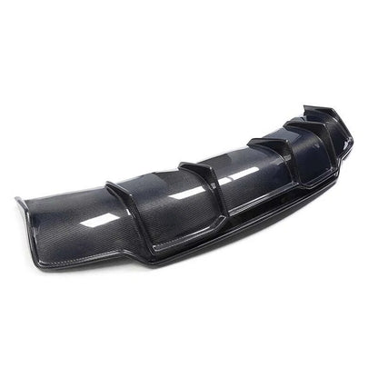 Real Carbon Fiber Rear Lip Bumper Diffuser Spoiler For 2016-2022 Tesla Model 3