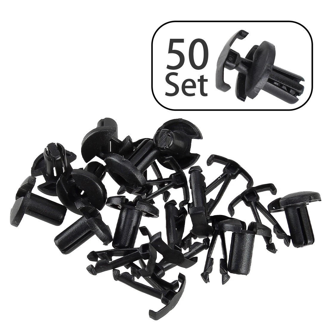50 x Bolt Fastener Clip Rivets for Honda Motorcycle (Fits 90683-GAZ-003)