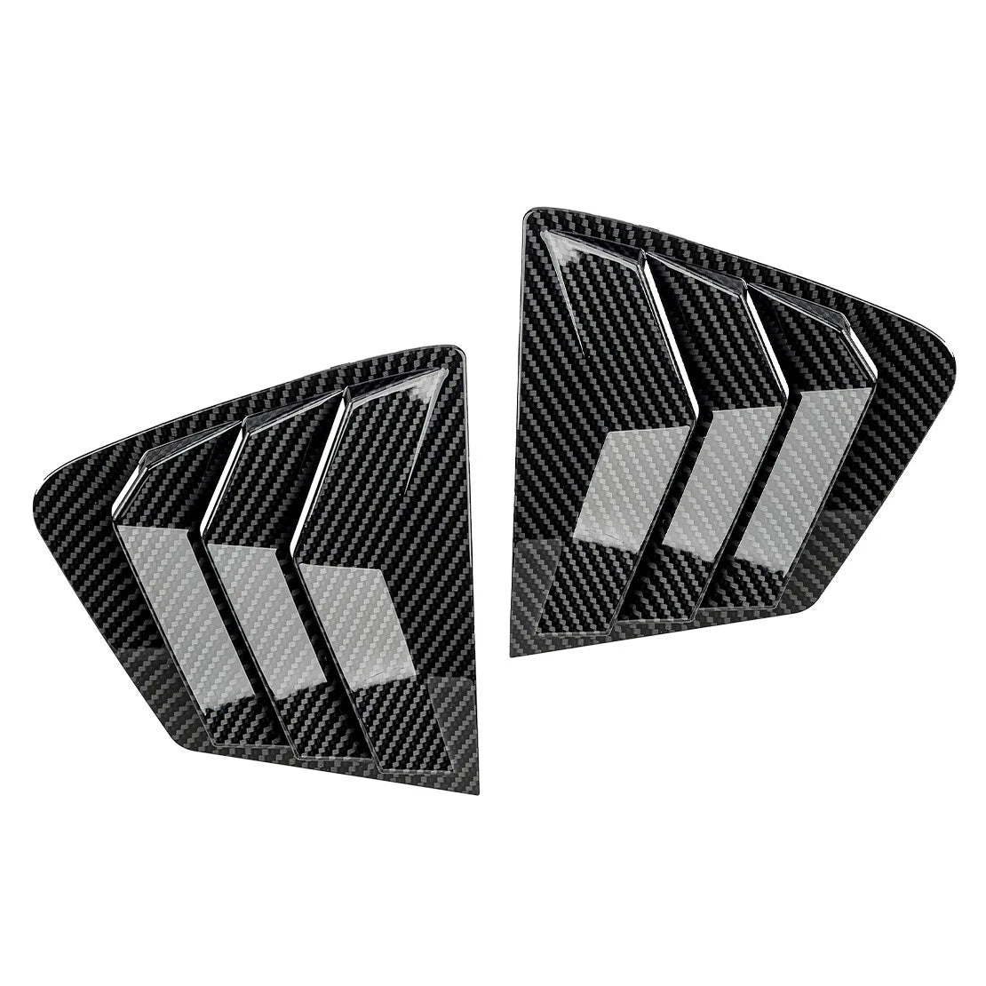 Carbon Fiber Rear Side Window Louvers for Honda Civic (2012-2015)