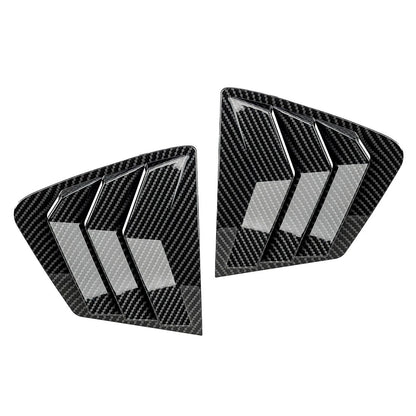 Carbon Fiber Rear Side Window Louvers for Honda Civic (2012-2015)
