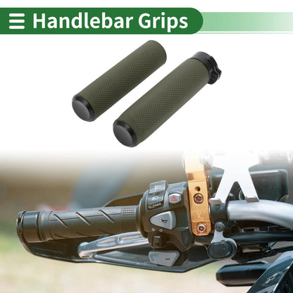 1 x 25mm Motorcycle Hand Grips TPU Green