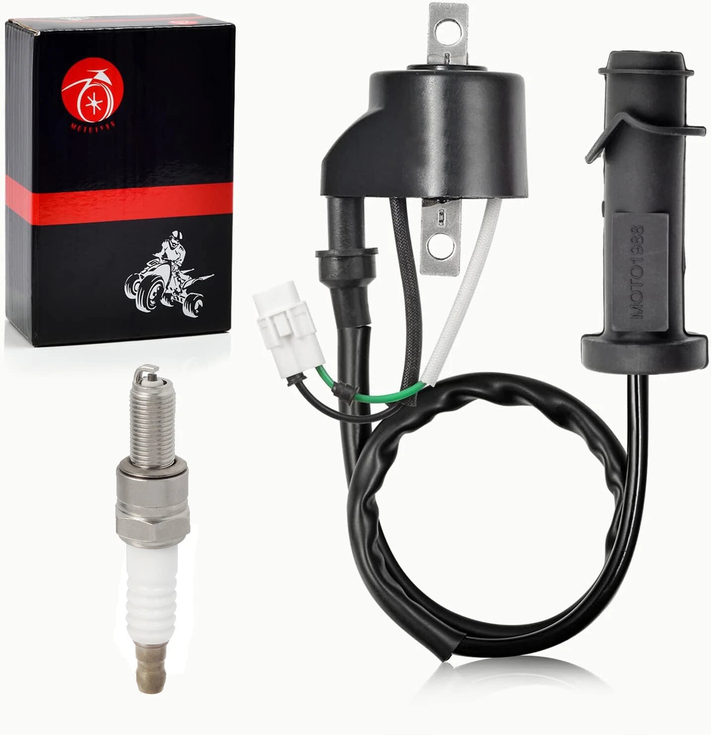 Ignition Coil & Spark Plug Kit for Arctic Cat 650 4x4 H1 (2006-2011)