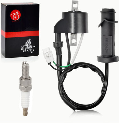 Ignition Coil & Spark Plug Kit for Arctic Cat 650 4x4 H1 (2006-2011)