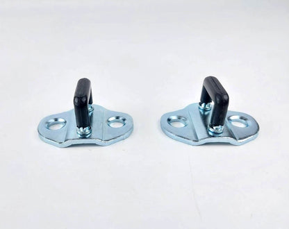 2 x Door Lock Striker Plates for Nissan Patrol GQ, Navara D21, Pathfinder WD21