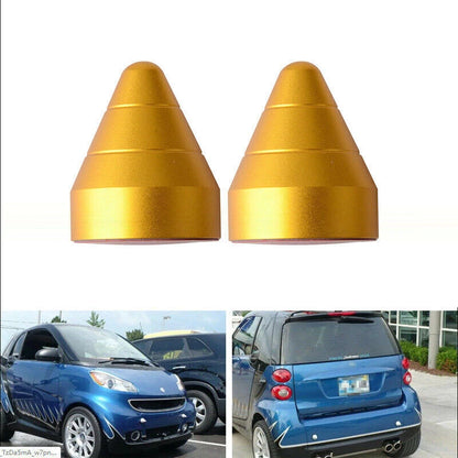 Universal Fit Bump Protector Spike Guards Gold for SUV Car Front Rear Bumpers