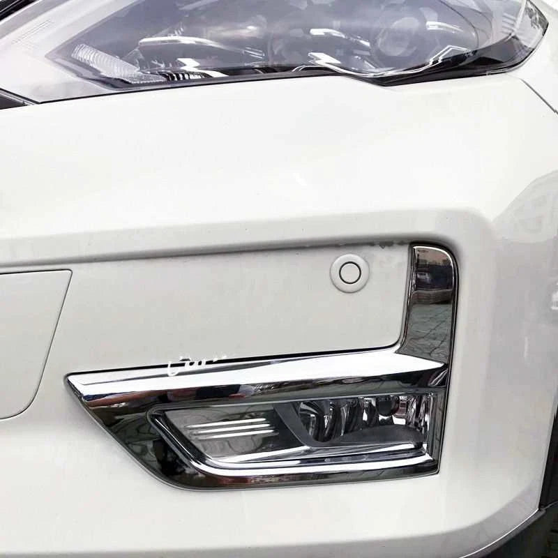 Chrome Front Fog Light Cover Trim for Nissan Rogue X-Trail (2017-2020)