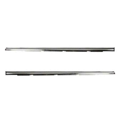 Rear Outer Weatherstrip Door Belt Chrome RR RL Fit Honda Civic EF EC EE 4D 92-95