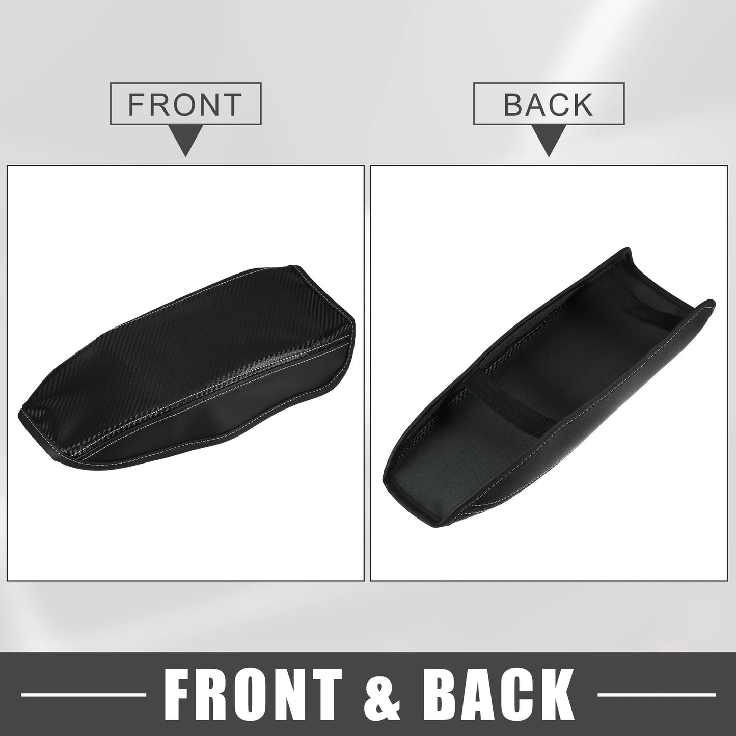 Center Console Pad for Ford Bronco Sport (2021-2023) - Carbon Fiber Pattern