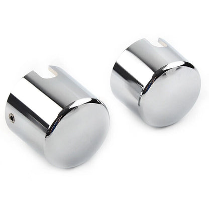 Rear Axle Nut Covers for Harley Softail Deuce FXSTD Springer Chrome
