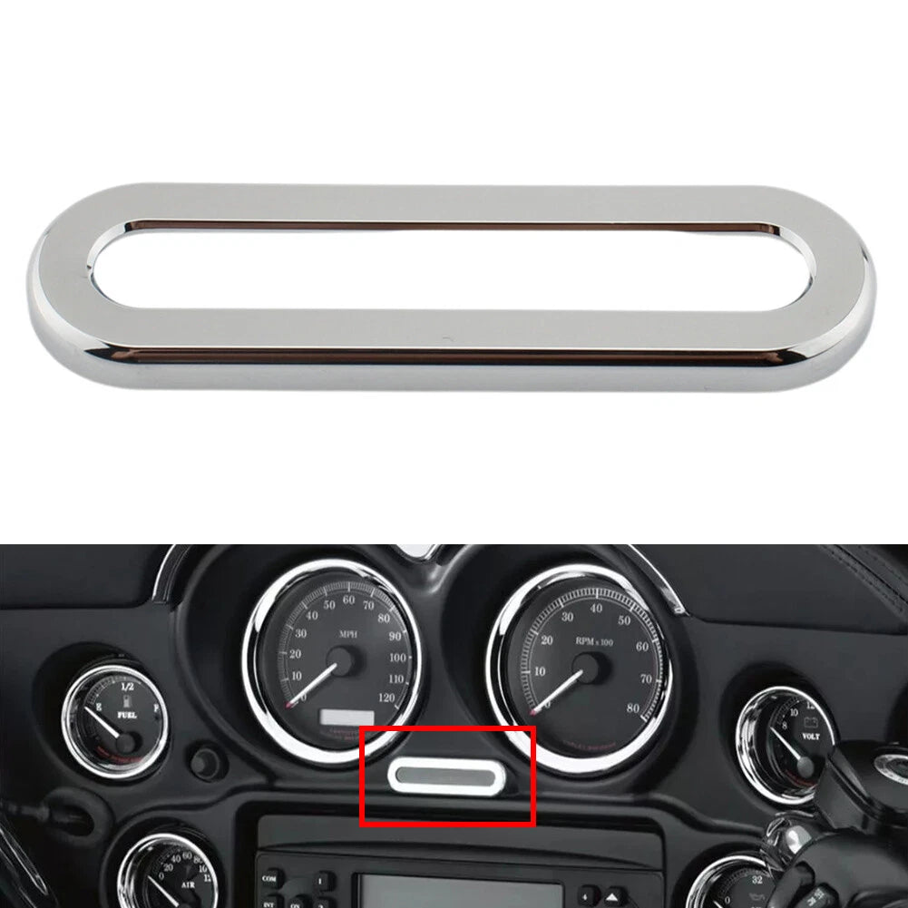 Chrome Indicator Lamp Bezel Cover for Harley Road Street Glide (1996-2013)