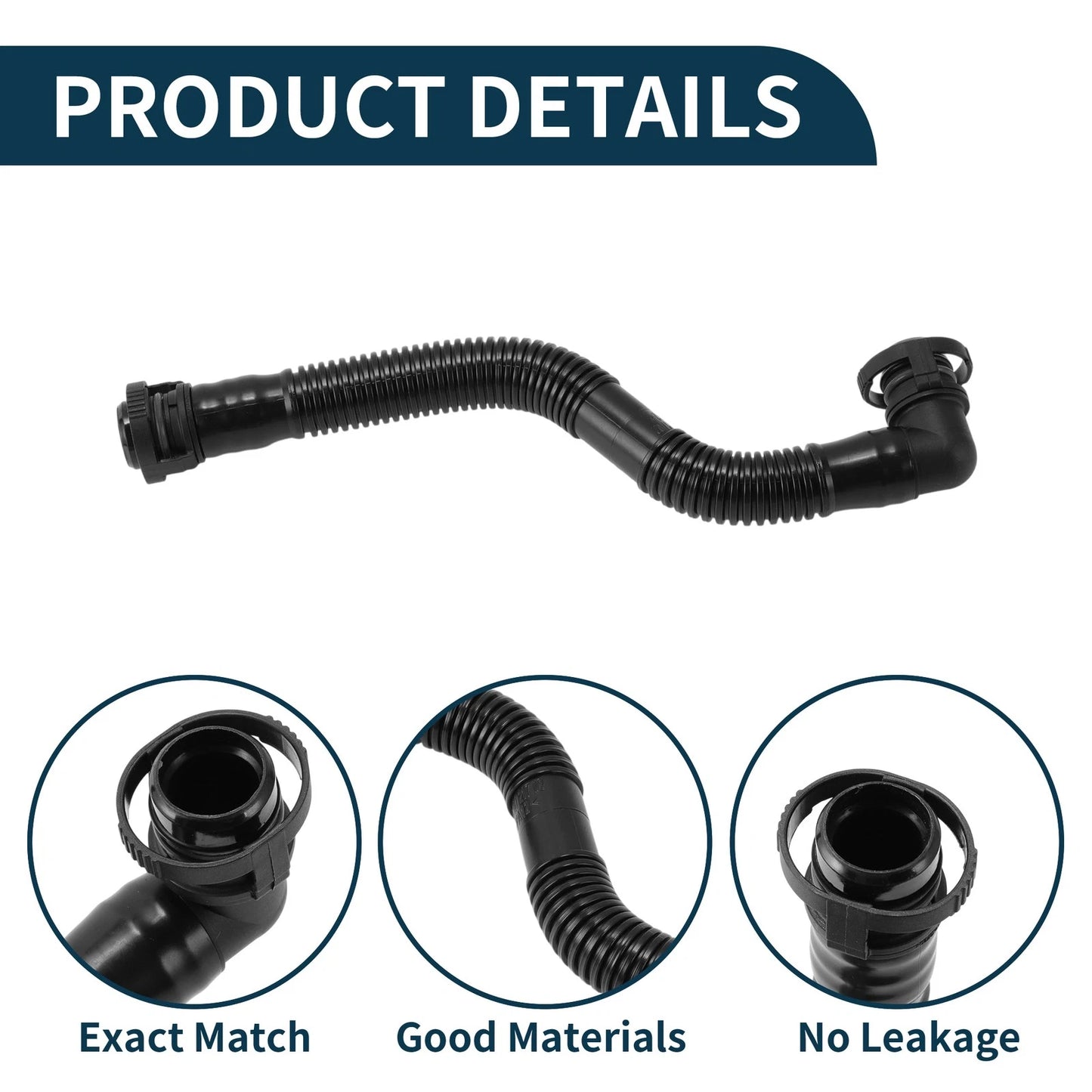 Radiator Hose for Porsche Cayenne S 9PA 4.5L Rubber Coolant Pipe