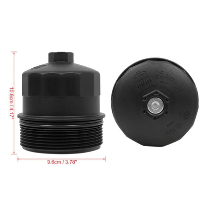 Black Oil Filter Cap Cover for BMW E60 E63 E64 E65 (2004-2010)