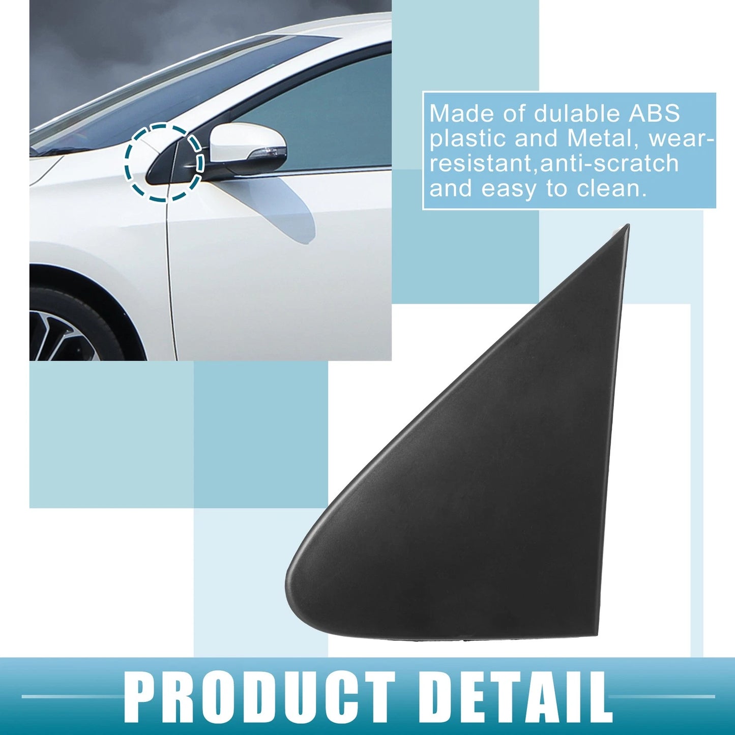 Left Car Mirror Corner Triangle Cover for Toyota Corolla (2003-2008)