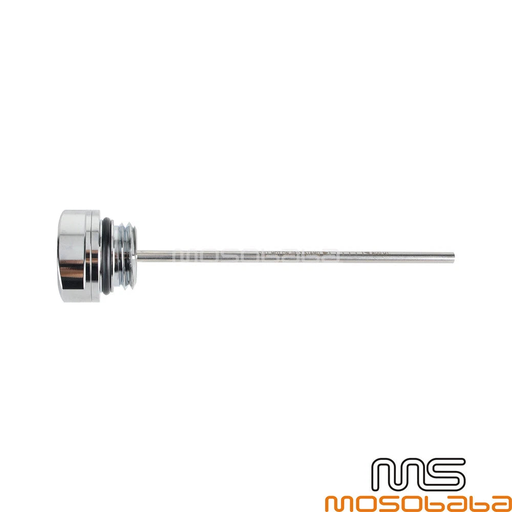 Chrome Oil Dipstick with Temp Gauge for Harley Street Glide FLHX FLHXS (2017)