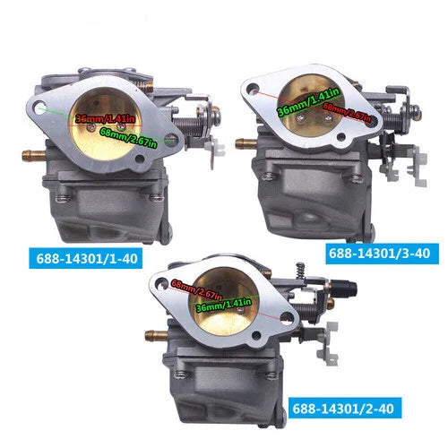 Carburetor Kit for Yamaha 2-Stroke 85-90HP Outboard Models 688 Series