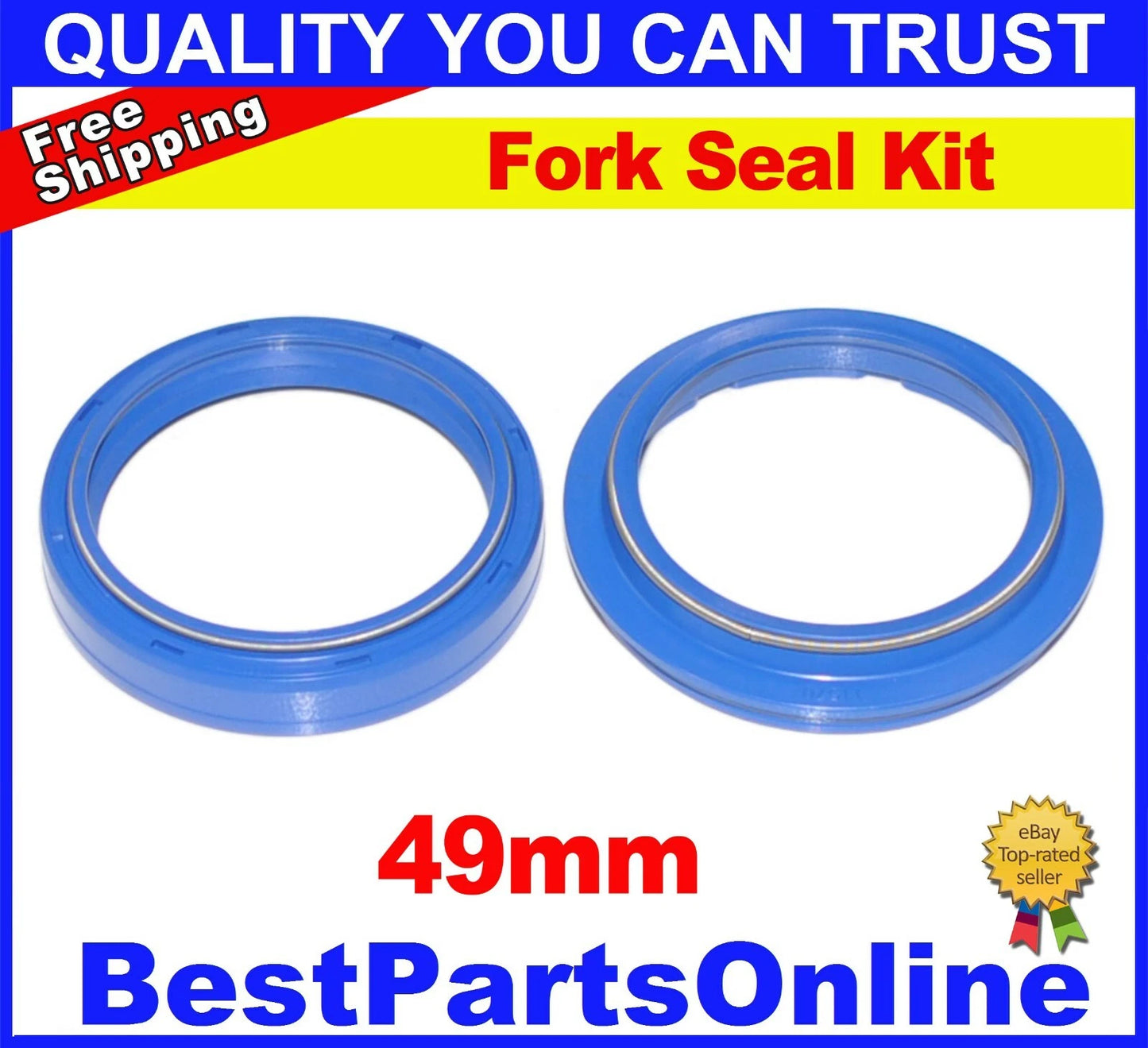 Fork Seal Kit 49mm for Suzuki Honda Kawasaki Kove Moto
