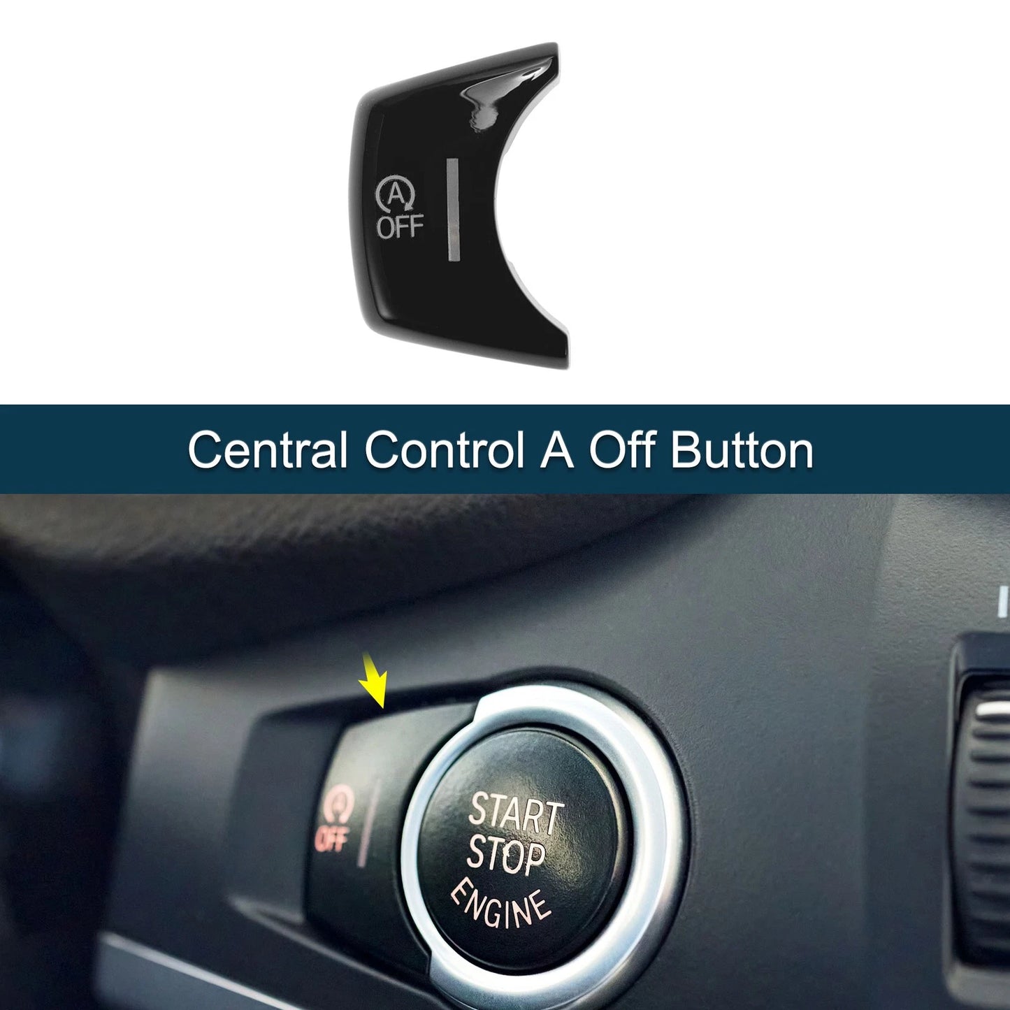 Central Control A Off Button for BMW X3 X4 X5 X6 (2010-2020)