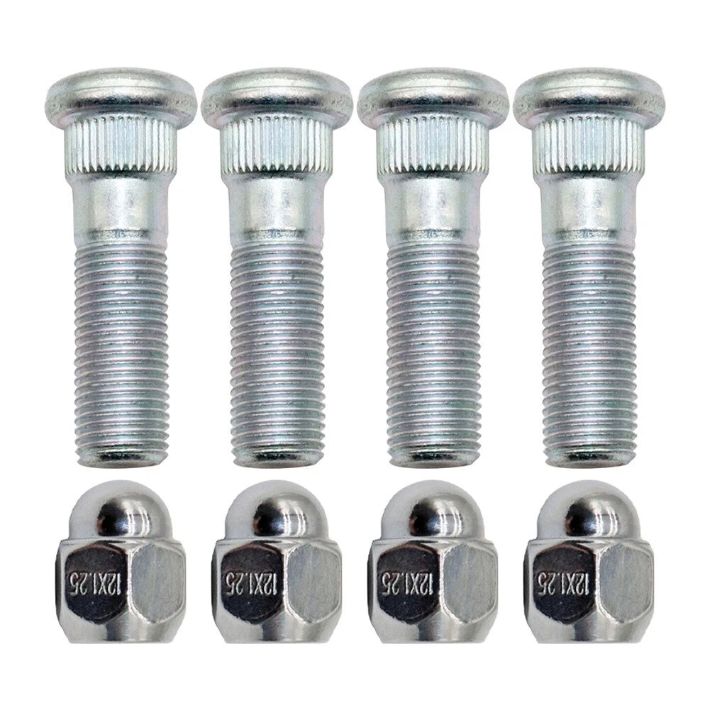 Thread Size 1.25 Wheel Hub Bolt Stud & Nut Set for Forester Set of 4