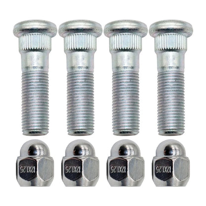 Thread Size 1.25 Wheel Hub Bolt Stud & Nut Set for Forester Set of 4
