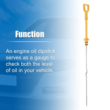 Engine Oil Level Indicator Dipstick for Chevrolet Aveo Yellow (2004 - 2008)