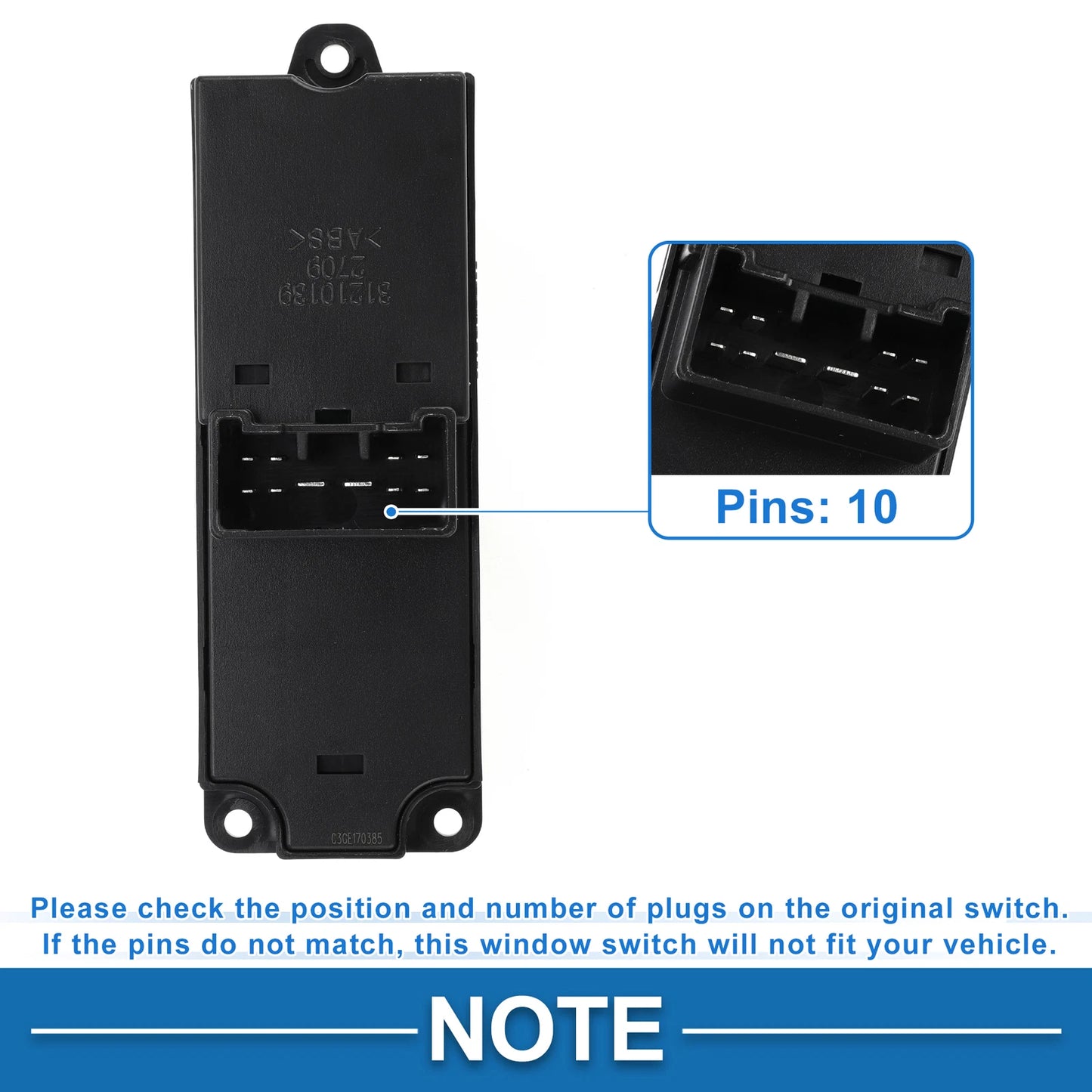 Power Window Switch for Ford Ranger (2006-2012)