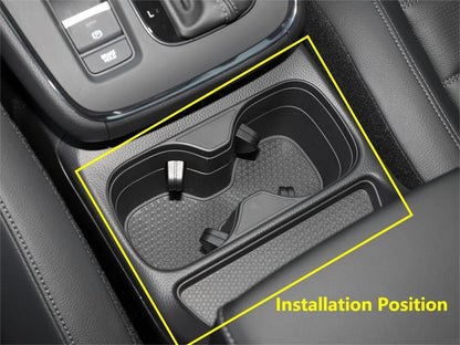 Water Holder Cup Lid Frame Cover for 2023 Honda CR-V (2023) - Matte Silver