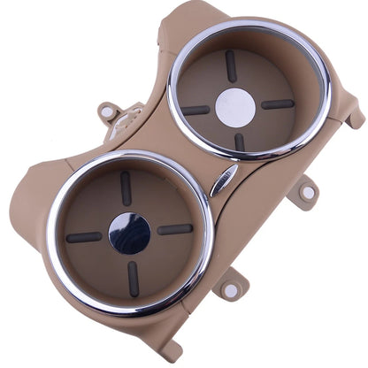 Beige Dual Drink Cup Holder Mount for Benz CLS500 CLS550 CLS63 CLS55 AMG (2005-2011)