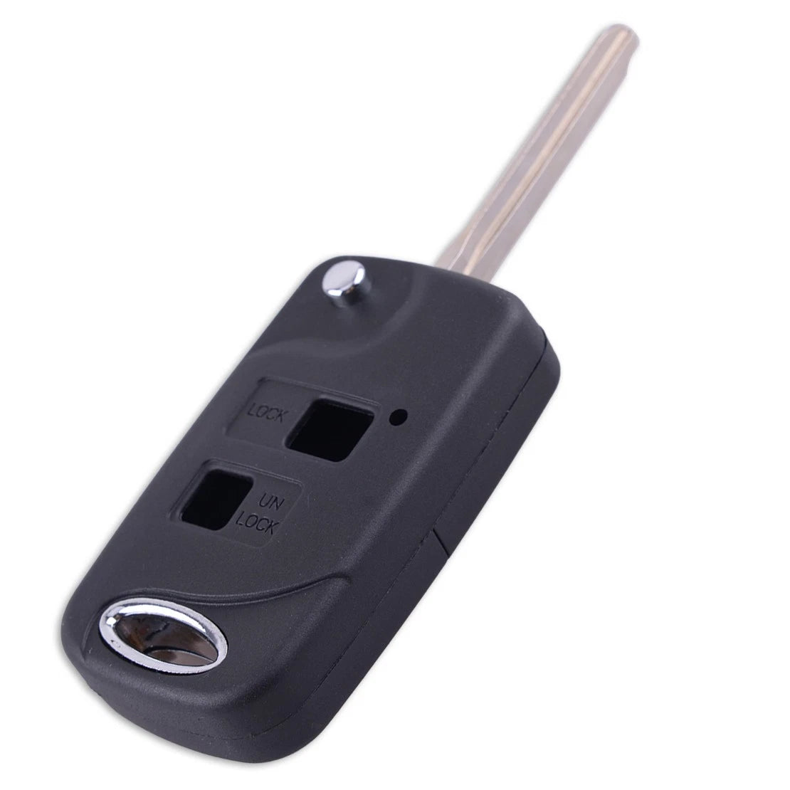 2 x Button Flip Key Shell Case for Toyota Avalon Camry Corolla RAV4 Yaris (2000-2023)