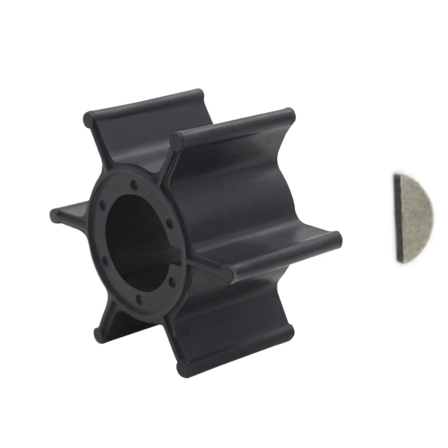 Water Pump Impeller & Key for Yamaha/Mariner 8-15HP Outboard