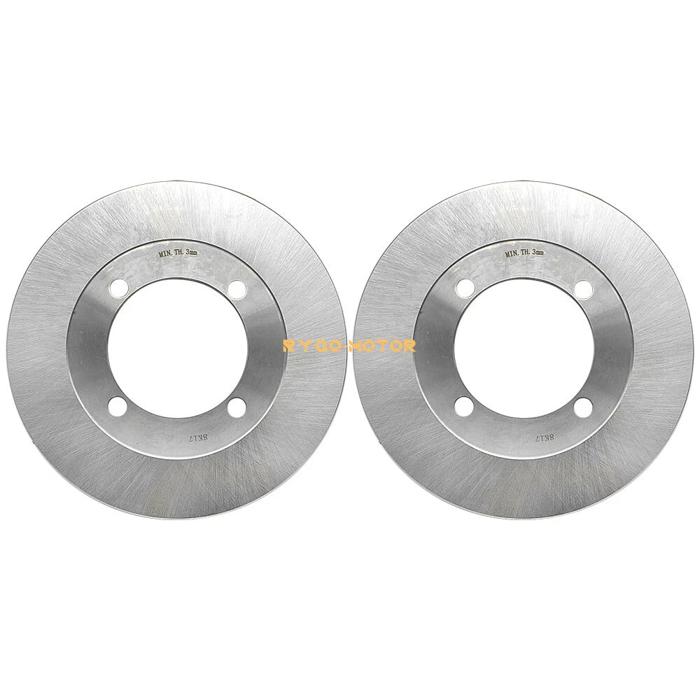 Front Brake Disc Rotor 2 x for Suzuki Eiger 400 King Quad LT-A400 LT-F400