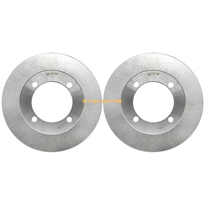 Front Brake Disc Rotor 2 x for Suzuki Eiger 400 King Quad LT-A400 LT-F400